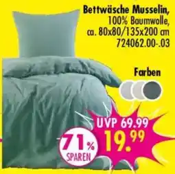 Möbel Boss Bettwäsche Musselin Angebot
