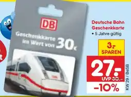 Netto Marken-Discount Deutsche Bahn Geschenkkarte Angebot
