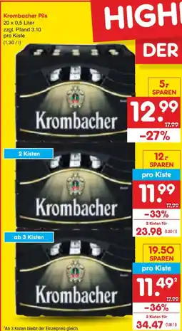 Netto Marken-Discount Krombacher Pils Angebot