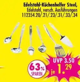 Möbel Boss Edelstahl-Küchenhelfer Steel Angebot