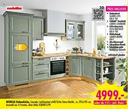 Möbel Boss NOBILIA Einbauküche Cascada Angebot
