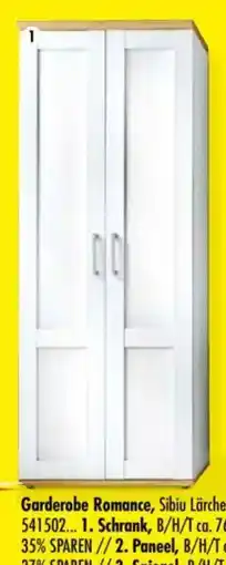 Möbel Boss Garderobe Romance, Sibiu Lärche Angebot