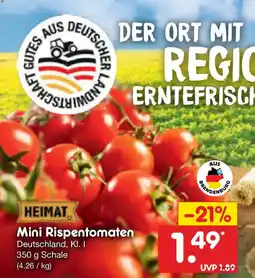 Netto Marken-Discount HEIMAT Mini Rispentomaten Angebot