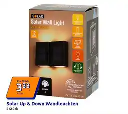 Action SOLAR Solar Wall Light Angebot