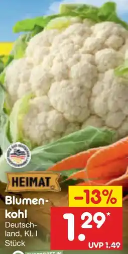 Netto Marken-Discount HEIMAT Blumenkohl Angebot