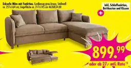 Möbel Boss Ecksofa Mira mit Funktion Angebot