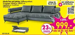 Möbel Boss Ecksofa Paris mit Funktion Angebot
