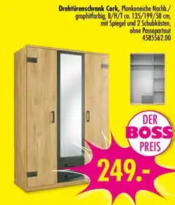 Möbel Boss Drehtürenschrank Cork Angebot