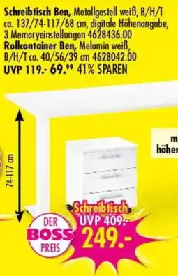 Möbel Boss Schreibtisch Ben Angebot