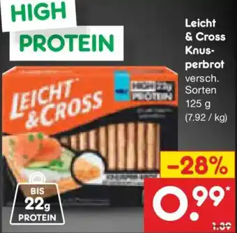 Netto Marken-Discount Leicht & Cross Knusperbrot Angebot