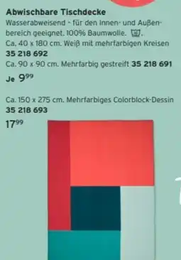 Tchibo Abwischbare Tischdecke Angebot