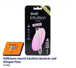 Action Wilkinson Sword Intuition Rasierer und Klingengen Flow Angebot