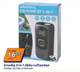 Action Grundig 3-in-1-Akku-Luftpumpe Angebot