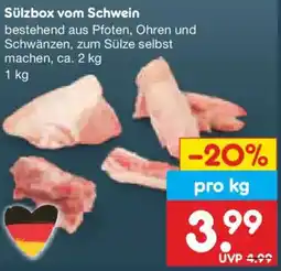 Netto Marken-Discount Sülzbox vom Schwein Angebot