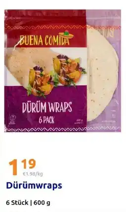 Action BUENA COMIDA DÜRÜM WRAPS Angebot