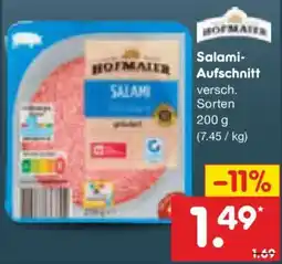 Netto Marken-Discount Hofmaier Salami Angebot