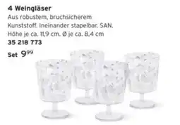 Tchibo 4 Weingläser Angebot