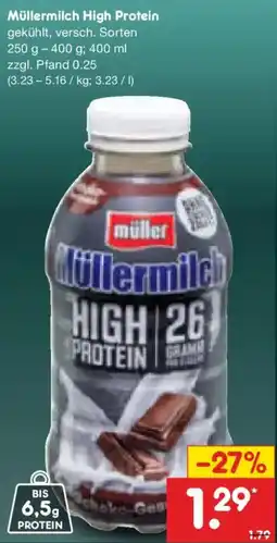 Netto Marken-Discount Müller Müllermilch High Protein Angebot