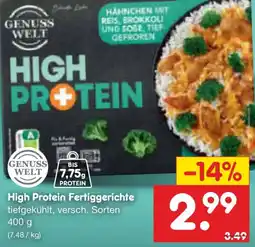 Netto Marken-Discount GENUSS WELT High Protein Fertiggerichte Angebot