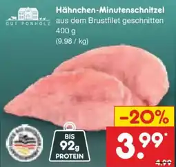 Netto Marken-Discount Hähnchen-Minutenschnitzel aus dem Brustfilet geschnitten Angebot