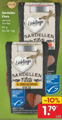 Netto Marken-Discount Lieblings Sardellen Filets Angebot