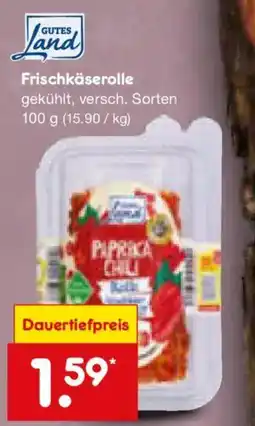 Netto Marken-Discount GUTES Land Frischkäserolle Angebot