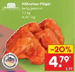 Netto Marken-Discount Hähnchen-Flügel fertig gewürzt GUT PONHOLZ Angebot
