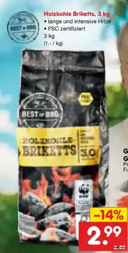 Netto Marken-Discount BEST OF BBQ Holzkohle Briketts Angebot