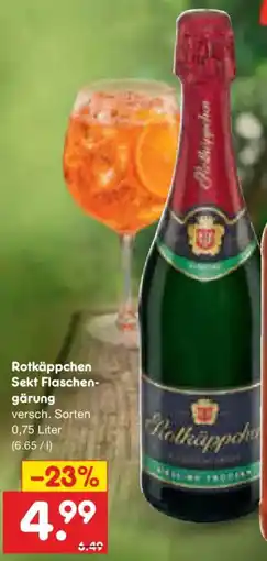 Netto Marken-Discount Rotkäppchen Sekt Flaschen-gärung Angebot
