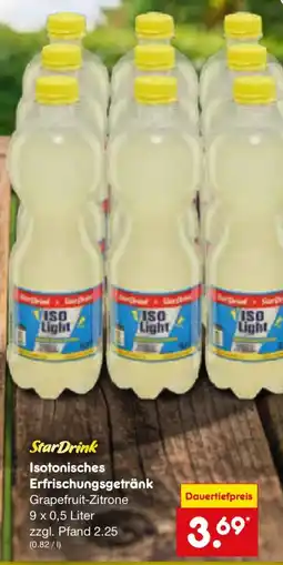 Netto Marken-Discount StarDrink Isotonisches Erfrischungsgetränk Angebot
