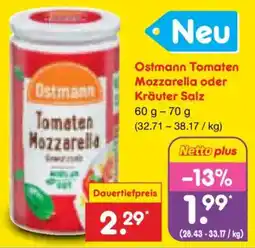 Netto Marken-Discount Ostmann Tomaten Mozzarella Angebot