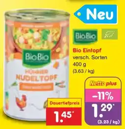 Netto Marken-Discount BioBio Bio Eintopf Angebot
