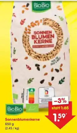 Netto Marken-Discount BioBio Sonnenblumenkerne Angebot