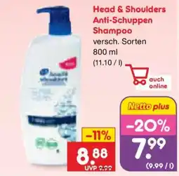 Netto Marken-Discount Head & Shoulders Anti-Schuppen Shampoo Angebot