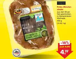Netto Marken-Discount Puten-Minuten-steaks Angebot