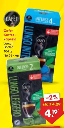 Netto Marken-Discount Cafet Kaffee-kapseln Angebot