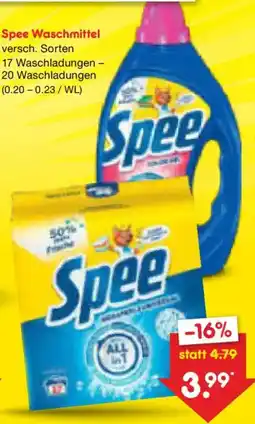 Netto Marken-Discount Speee Waschmittel Angebot
