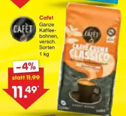 Netto Marken-Discount Cafet Ganze Kaffeebohnen Angebot