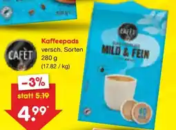 Netto Marken-Discount Kaffeeepads CAFÉT Angebot