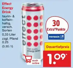 Netto Marken-Discount Effect Energy Drink Angebot