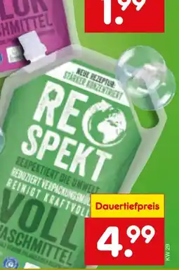 Netto Marken-Discount RECSPEKKT VOLL WASCHMITTEL Angebot