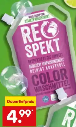 Netto Marken-Discount RESPEKT COLOR WASCHMITTEL Angebot
