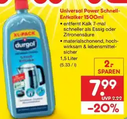 Netto Marken-Discount Universal Power Schnell-Entkalker Angebot