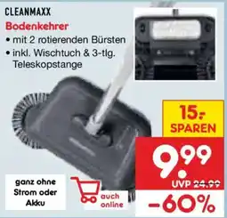 Netto Marken-Discount CLEANMAXX Bodenkehrer Angebot