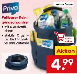 Netto Marken-Discount Priva Faltbarer Reinigungsorganizer Angebot