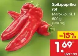 Netto Marken-Discount Spitzpaprika rot Angebot