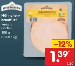 Netto Marken-Discount Hofmaier Hähnchenbrustfilet Angebot