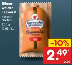Netto Marken-Discount Rügenwalder Teewurst Angebot