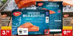 Netto Marken-Discount Sea GOLD Pazifisches Wildlachsfilet Angebot