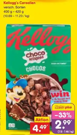 Netto Marken-Discount Kellogg's Choco Krispies Angebot